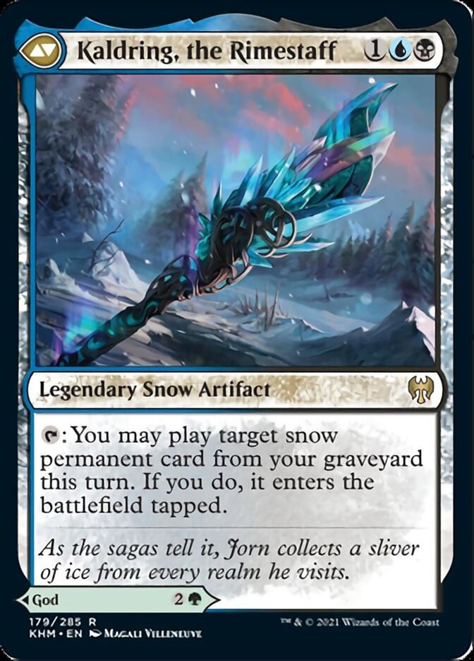 Jorn, God of Winter // Kaldring, the Rimestaff [Kaldheim] Magic: The Gathering
