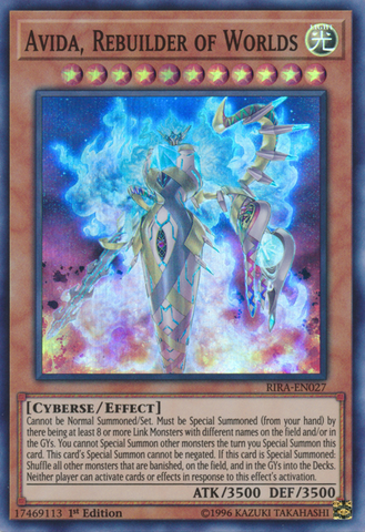 Avida, Rebuilder of Worlds [RIRA-EN027] Super Rare Yu-Gi-Oh!