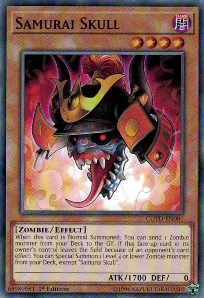 Samurai Skull [COTD-EN081] Common Yu-Gi-Oh!