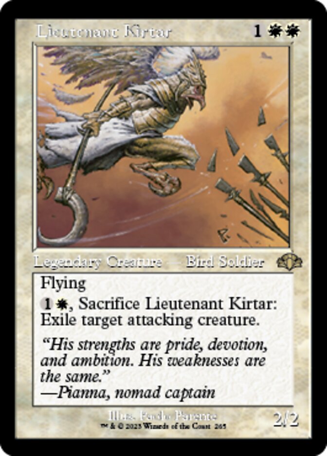 Lieutenant Kirtar (Retro) [Dominaria Remastered] Magic: The Gathering