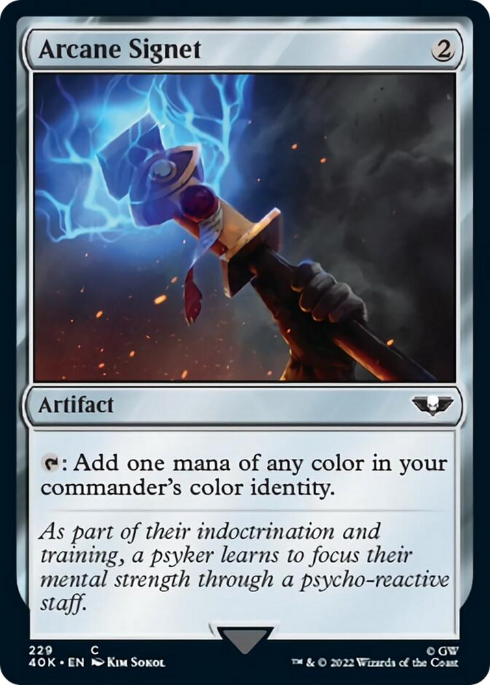 Arcane Signet (229) [Warhammer 40,000] Magic: The Gathering
