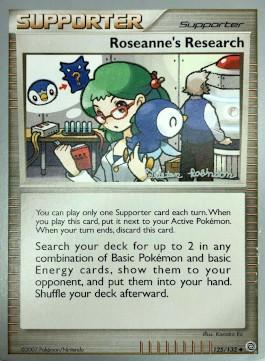 Roseanne's Research (125/132) (Intimidation - Tristan Robinson) [World Championships 2008] Pokémon