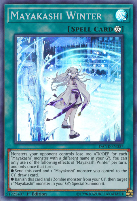 Mayakashi Winter [DANE-EN057] Super Rare Yu-Gi-Oh!