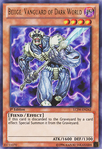 Beiige, Vanguard of Dark World [LCJW-EN242] Ultra Rare Yu-Gi-Oh!