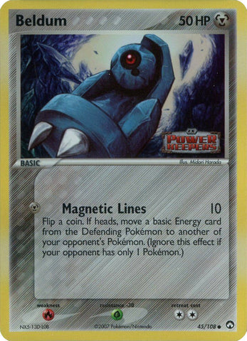 Beldum (45/108) (Stamped) [EX: Power Keepers] Pokémon