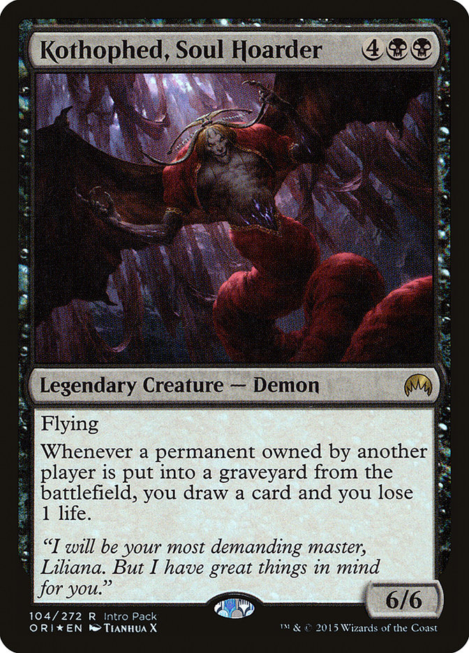 Kothophed, Soul Hoarder [Magic Origins Promos] Magic: The Gathering