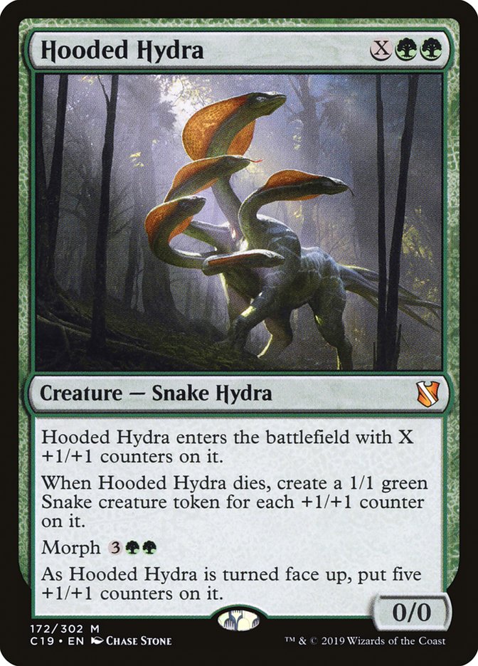 Hooded Hydra [Commander 2019] Magic: The Gathering