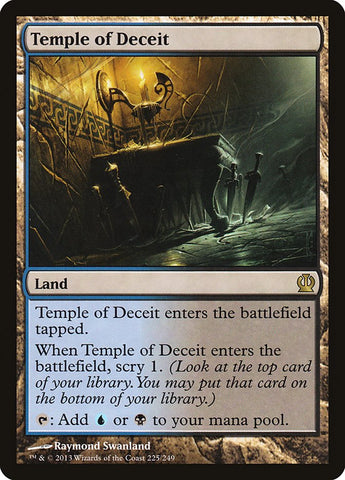 Temple of Deceit [Theros] Magic: The Gathering