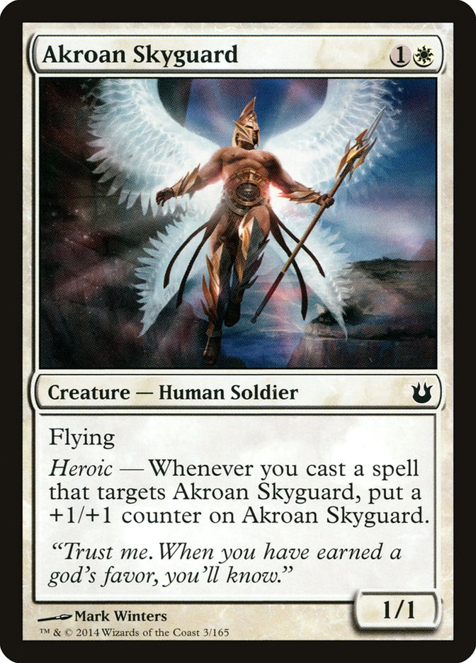 Akroan Skyguard [Born of the Gods] Magic: The Gathering
