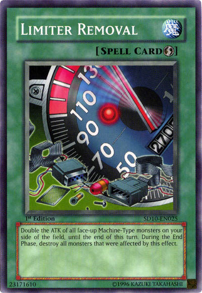 Limiter Removal [SD10-EN025] Common Yu-Gi-Oh!