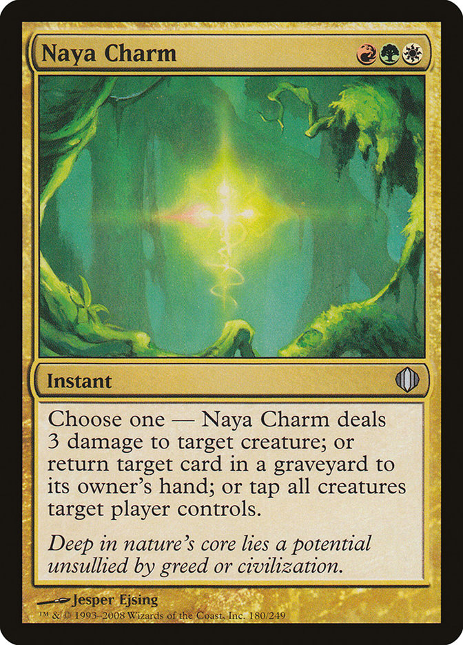 Naya Charm [Shards of Alara] Magic: The Gathering