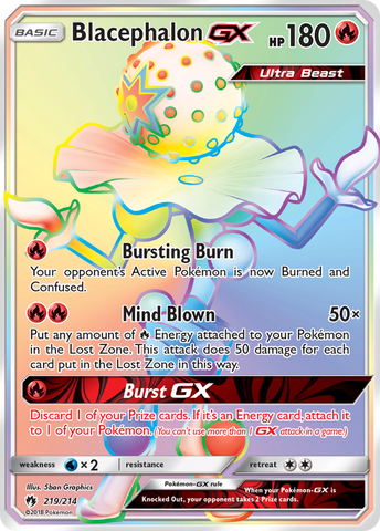 Blacephalon GX (219/214) [Sun & Moon: Lost Thunder] Pokémon