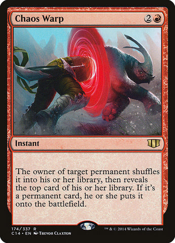 Chaos Warp [Commander 2014] Magic: The Gathering