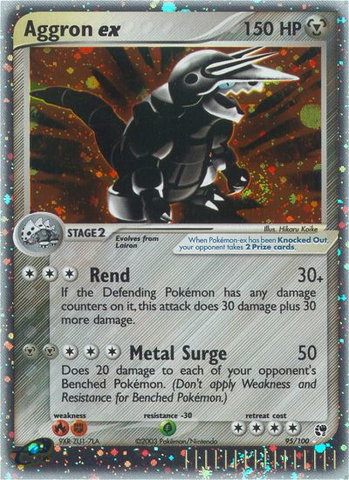 Aggron ex (95/100) [EX: Sandstorm] Pokémon