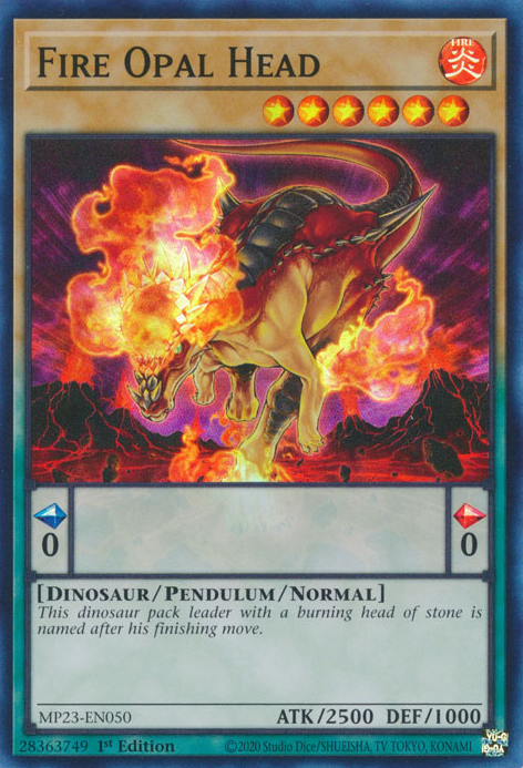Fire Opal Head [MP23-EN050] Super Rare Yu-Gi-Oh!