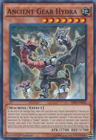 Ancient Gear Hydra [SR03-EN002] Super Rare Yu-Gi-Oh!