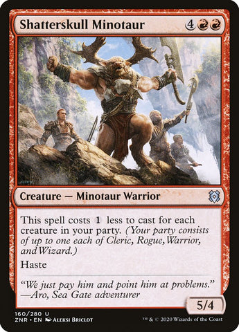 Shatterskull Minotaur [Zendikar Rising] Magic: The Gathering