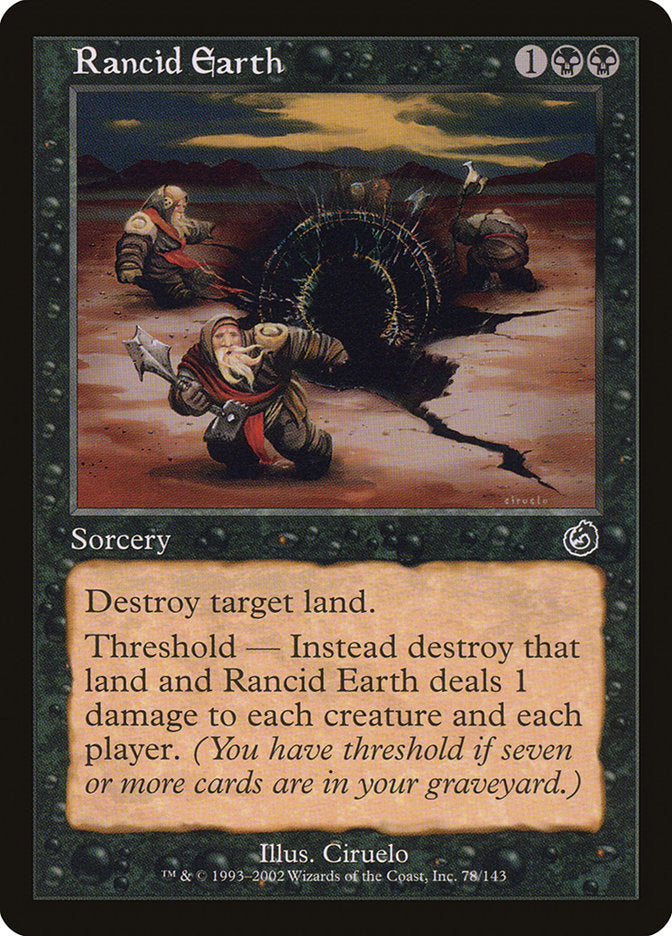 Rancid Earth [Torment] Magic: The Gathering