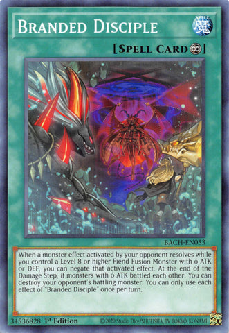 Branded Disciple [BACH-EN053] Common Yu-Gi-Oh!