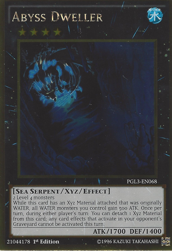 Abyss Dweller [PGL3-EN068] Gold Rare Yu-Gi-Oh!