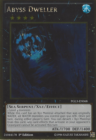 Abyss Dweller [PGL3-EN068] Gold Rare Yu-Gi-Oh!