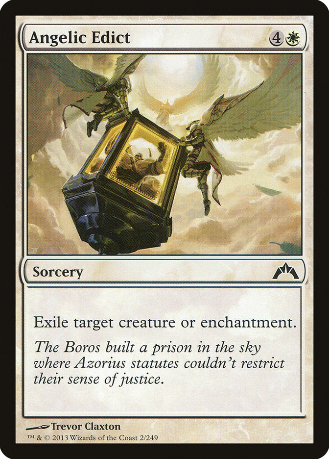 Angelic Edict [Gatecrash] Magic: The Gathering