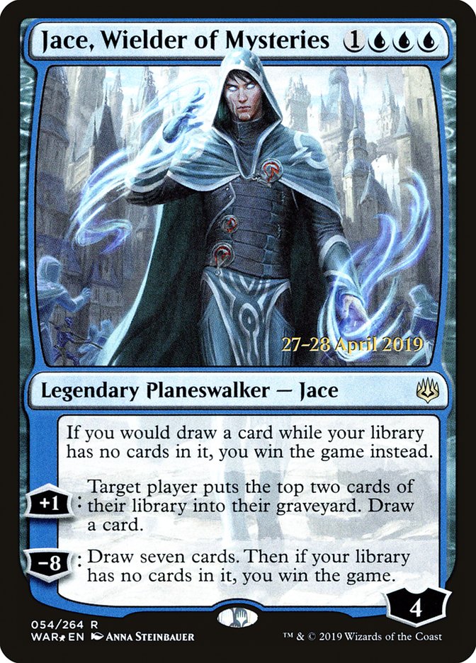 Jace, Wielder of Mysteries [War of the Spark Prerelease Promos] Magic: The Gathering