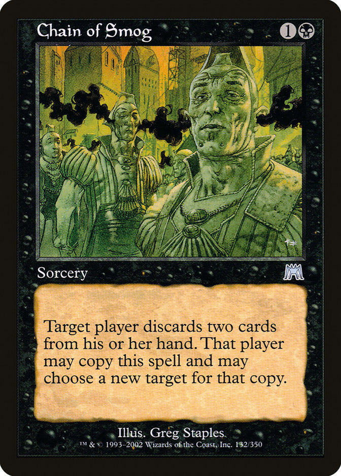 Chain of Smog [Onslaught] Magic: The Gathering
