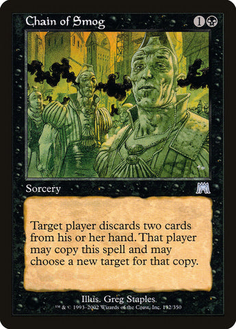 Chain of Smog [Onslaught] Magic: The Gathering