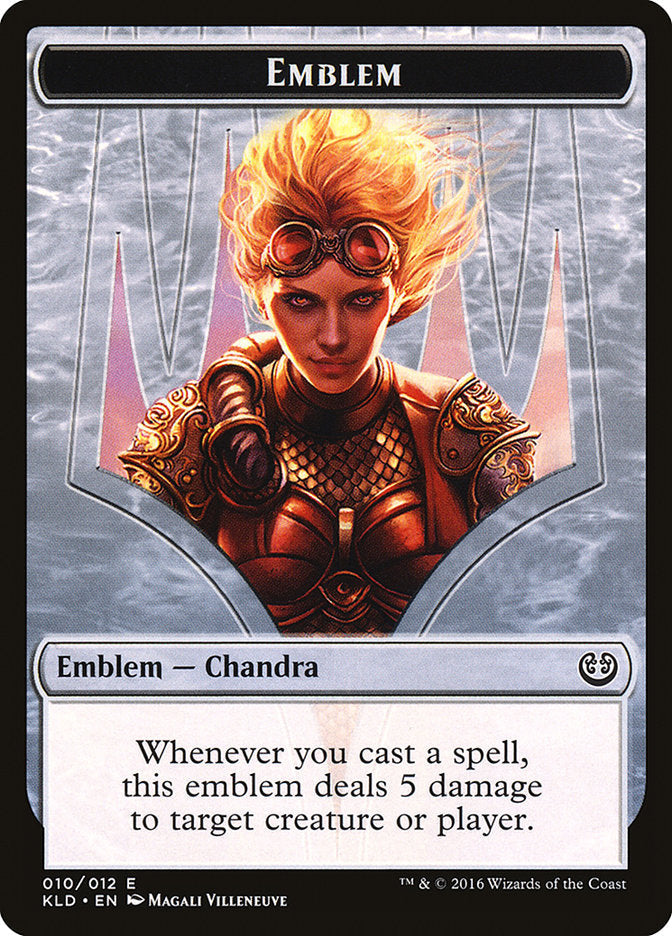 Chandra, Torch of Defiance Emblem [Kaladesh Tokens] Magic: The Gathering