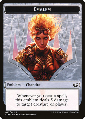 Chandra, Torch of Defiance Emblem [Kaladesh Tokens] Magic: The Gathering