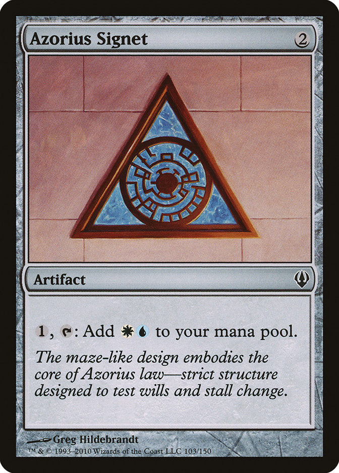 Azorius Signet [Archenemy] Magic: The Gathering