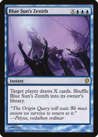 Blue Sun's Zenith [Commander 2013] Magic: The Gathering