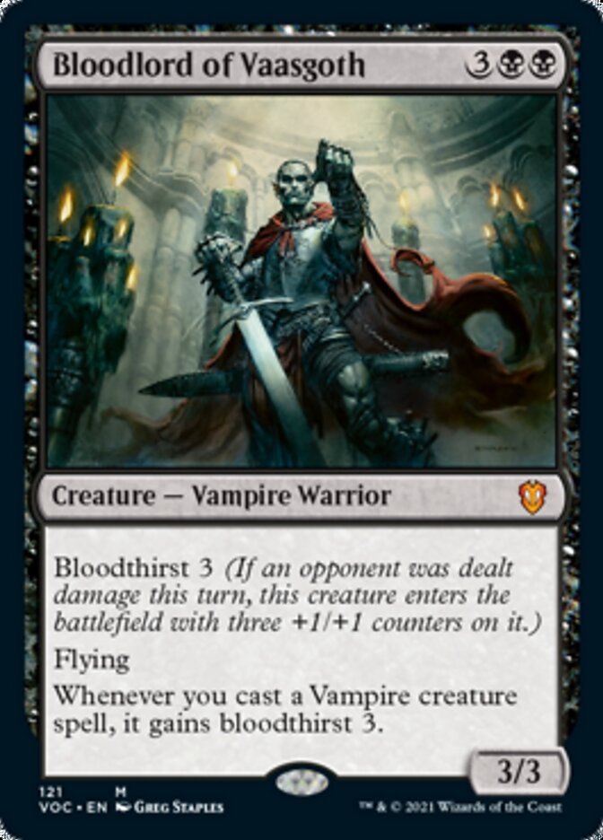 Bloodlord of Vaasgoth [Innistrad: Crimson Vow Commander] Magic: The Gathering