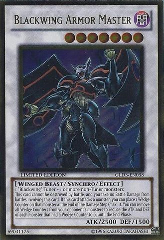Blackwing Armor Master [GLD3-EN038] Gold Rare Yu-Gi-Oh!