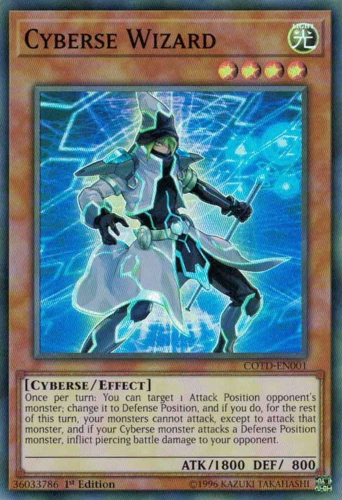 Cyberse Wizard [COTD-EN001] Super Rare Yu-Gi-Oh!