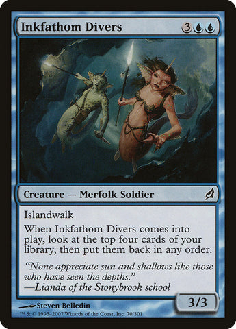 Inkfathom Divers [Lorwyn] Magic: The Gathering