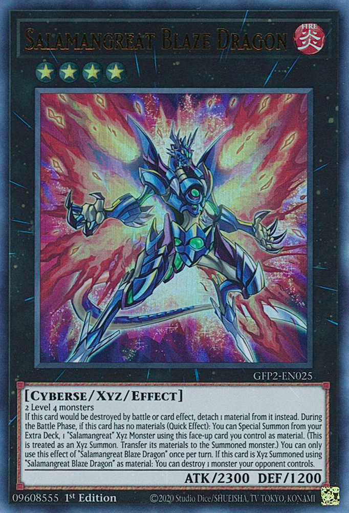 Salamangreat Blaze Dragon [GFP2-EN025] Ultra Rare Yu-Gi-Oh!