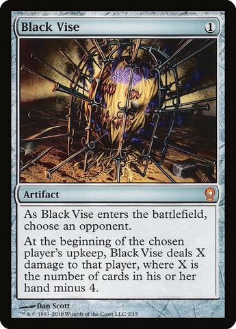 Black Vise [From the Vault: Relics] Magic: The Gathering