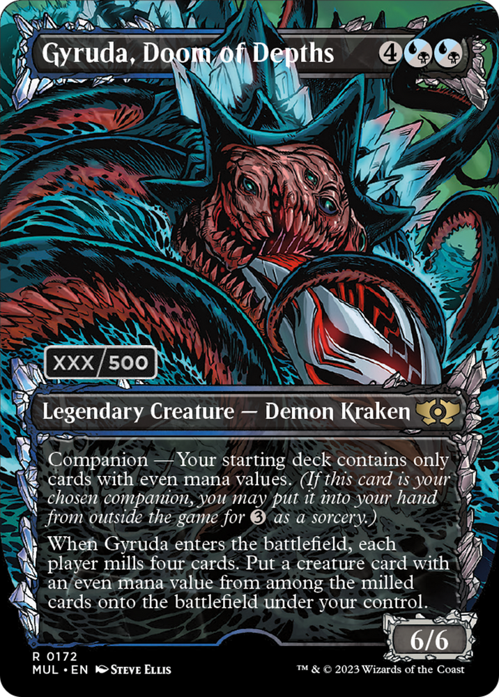 Gyruda, Doom of Depths (Serialized) [Multiverse Legends] Magic: The Gathering
