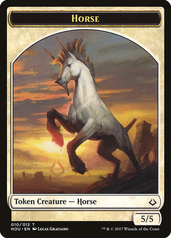 Adorned Pouncer // Horse Double-Sided Token [Hour of Devastation Tokens] Magic: The Gathering