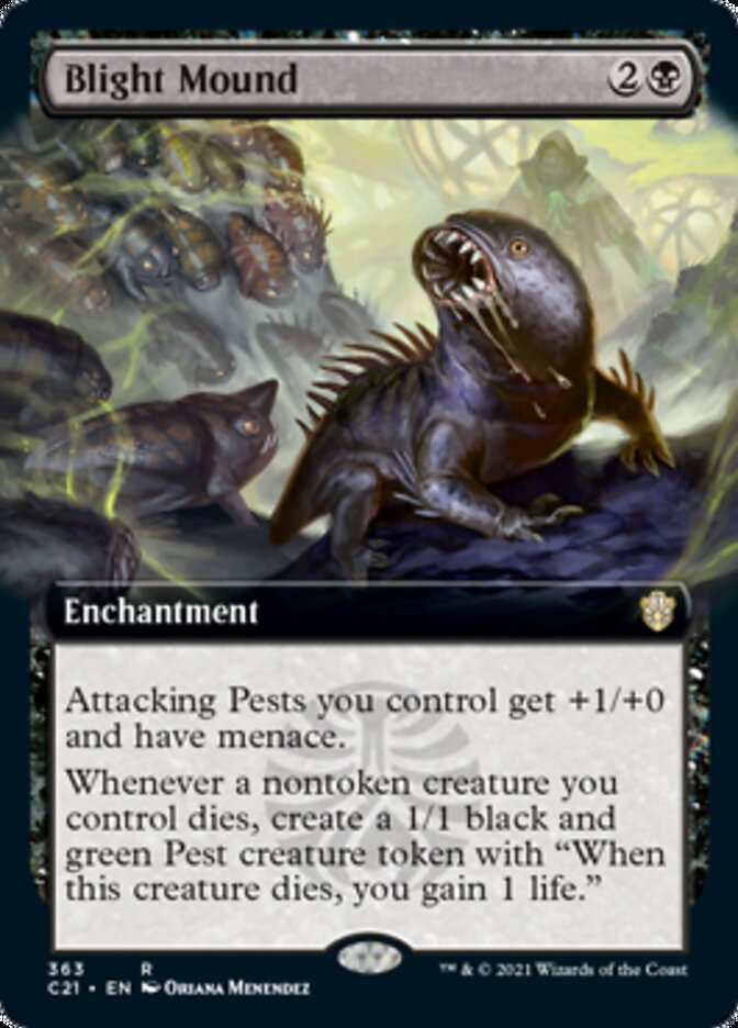 Blight Mound (Extended Art) [Commander 2021] Magic: The Gathering