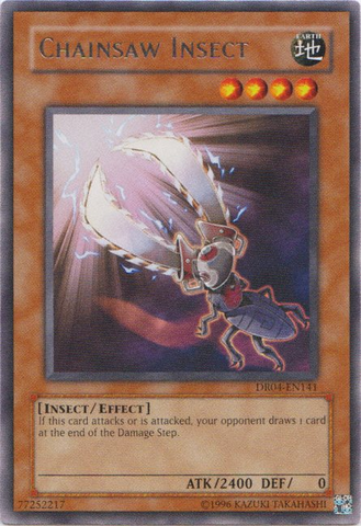 Chainsaw Insect [DR04-EN141] Rare Yu-Gi-Oh!