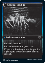 Binding Geist // Spectral Binding [Innistrad: Double Feature] Magic: The Gathering