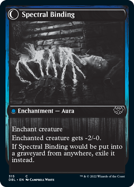 Binding Geist // Spectral Binding [Innistrad: Double Feature] Magic: The Gathering