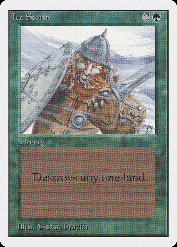 Ice Storm [Unlimited Edition] Magic: The Gathering