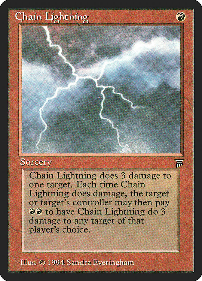 Chain Lightning [Legends] Magic: The Gathering