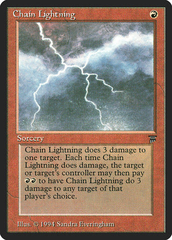 Chain Lightning [Legends] Magic: The Gathering