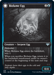 Biolume Egg // Biolume Serpent [Innistrad: Double Feature] Magic: The Gathering