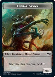 Eldrazi Spawn // Myr (007) Double-Sided Token [Double Masters Tokens] Magic: The Gathering